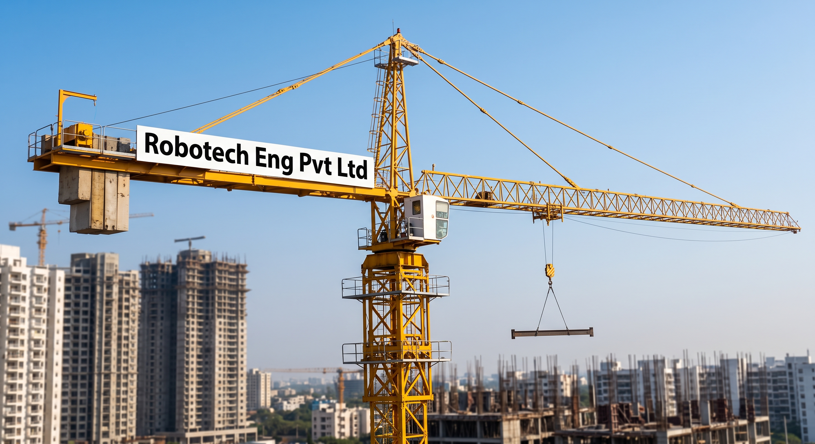 Tower Crane RBT-TC-6T on a high-rise site